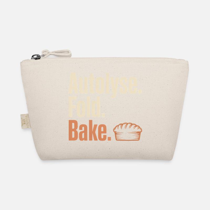 Autolyse Fold Bake Pie Typografie Bio-Täschchen