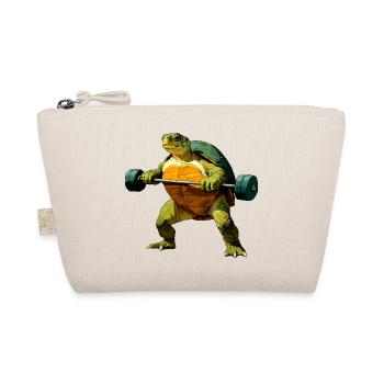 Turtle Trainer - Organic Pouch - nature - Front