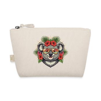 Tropical koala with sunglasses - Organic Pouch - nature - Front