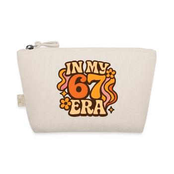 In My 67 Era Italian Brainrot Humor Birthday - Organic Pouch - nature - Front