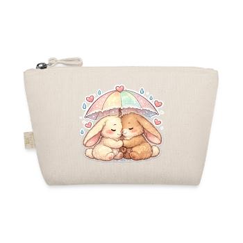Liebes bunny Regenschirm kuschel - Bio-Täschchen - Natur - Vorne