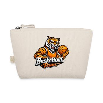 Tiger Basketball Team Motiv - Bio-Täschchen - Natur - Vorne