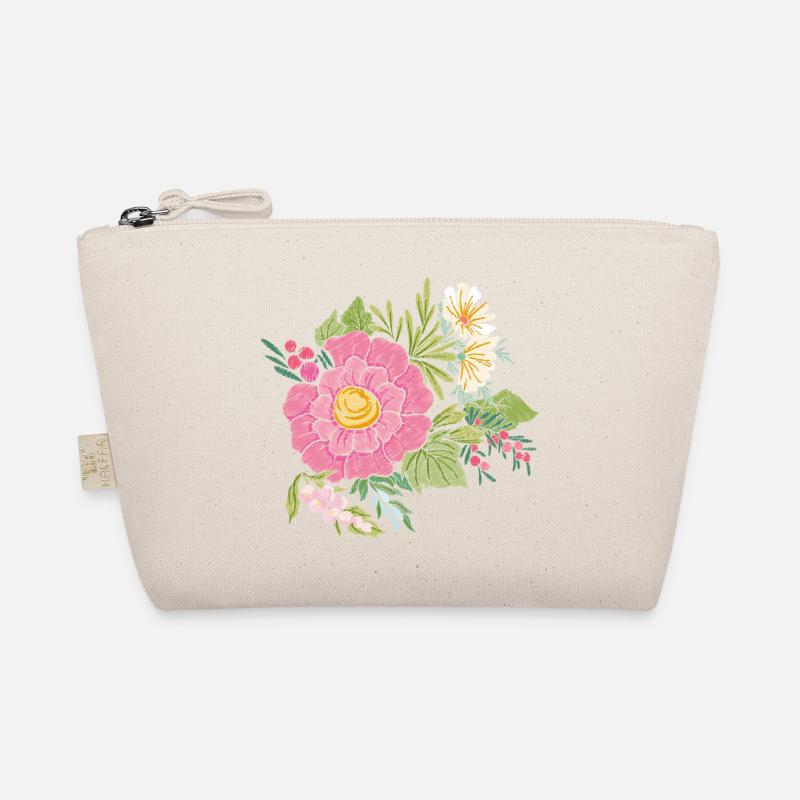 Flower image Organic Pouch