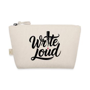 Write Loud Journalism - Organic Pouch - nature - Front