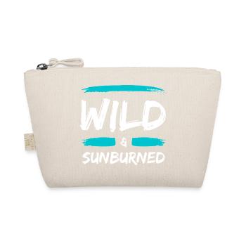 Wild & Sunburned Brush Text - Organic Pouch - nature - Front