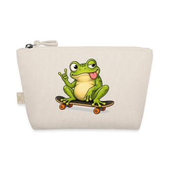 Héros du skateboard Grenouille Verte - Trousse biologique - nature - Devant