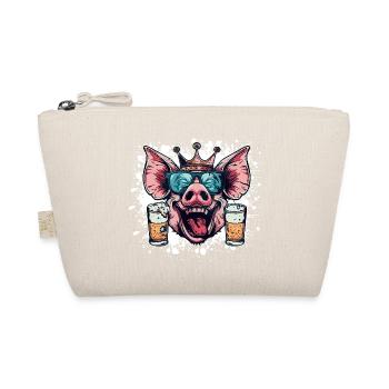 Pork Beer Funny - Organic Pouch - nature - Front