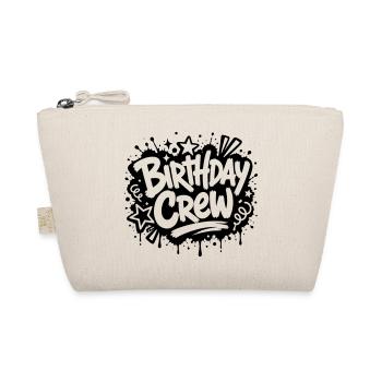 Birthday Crew Party Graffiti Motiv - Bio-Täschchen - Natur - Vorne