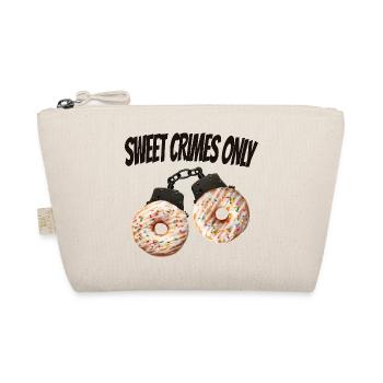 Sweet Crimes Only Lustiges Donut Shirt - Bio-Täschchen - Natur - Vorne