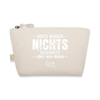 Ich war dabei - Lustiges Design fürs Office - Bio-Täschchen - Natur - Vorne