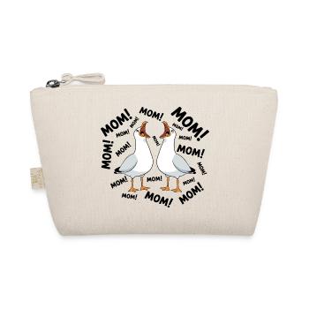 Mom Seagull Funny Mama Seagulls Mother's Day Humor - Organic Pouch - nature - Front