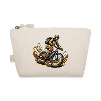 Mountainbiker Sport Mountainbike - Bio-Täschchen - Natur - Vorne