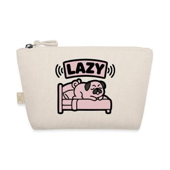 Lit de chien carlin paresseux introverti - Trousse biologique - nature - Devant