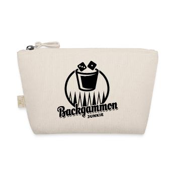 Backgammon Junkie | Board Game | Gift - Organic Pouch - nature - Front