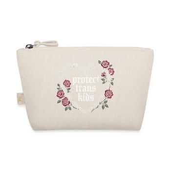 LGBT Pride Month - Protect Trans Kids - Organic Pouch - nature - Front