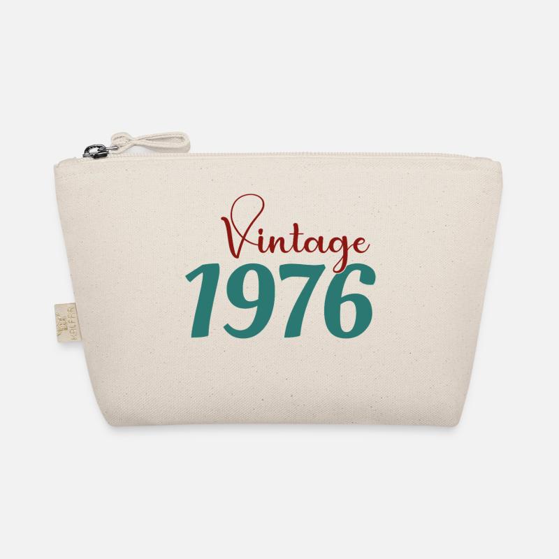 Tee 50 Ans Rétro 70s Né(e) 1976 Trousse biologique