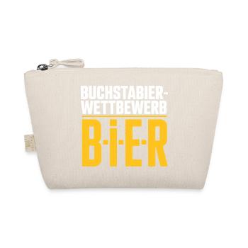Bier Buchstabierwettbewerb Malle Party JGA Herren - Bio-Täschchen - Natur - Vorne