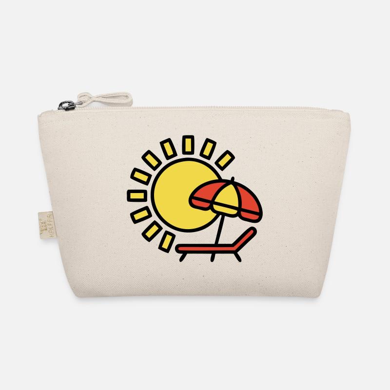 Beach lounger Sun Parasol Summer holiday Organic Pouch