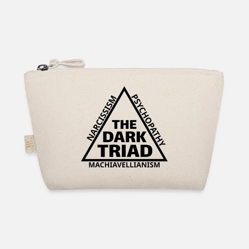 Triangle de mème de la Triade Sombre Design Minimal Trousse biologique
