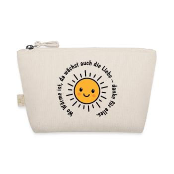 Geschenk zum Dank - Bio-Täschchen - Natur - Vorne