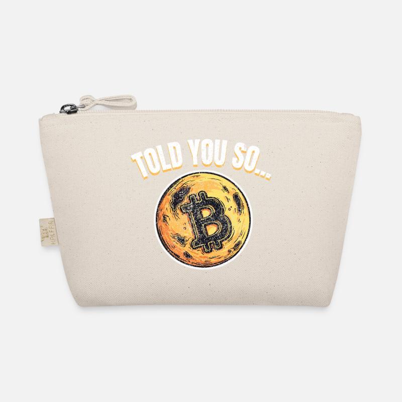 à la lune - Bitcoin, idée de cadeau Bitcoiner Trousse biologique