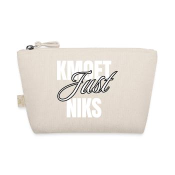 Kmoet just nothing, Antwerp dialect Shirts - Organic Pouch - nature - Front