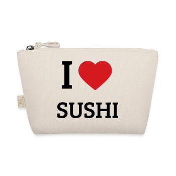 J’adore les proverbes sushi – Drôle de design culinaire japonais - Trousse biologique - nature - Devant