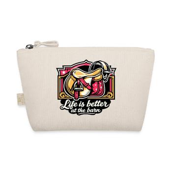 Life better in the barn - Organic Pouch - nature - Front