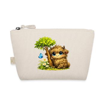 Un doux bœuf poilu sur la prairie fleurie - Trousse biologique - nature - Devant