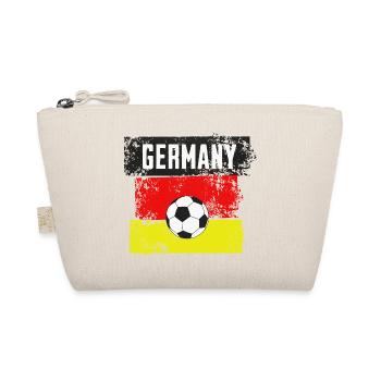 Germany Football Flag Ball - Organic Pouch - nature - Front