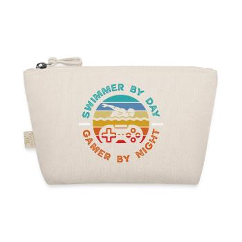 Funny Swimmers Sayings & Swimming Club Design - Organic Pouch - nature - Front