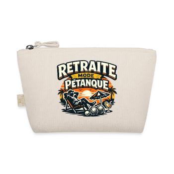 Retraite Mode Pétanque Cadeau Humour - Trousse biologique - nature - Devant