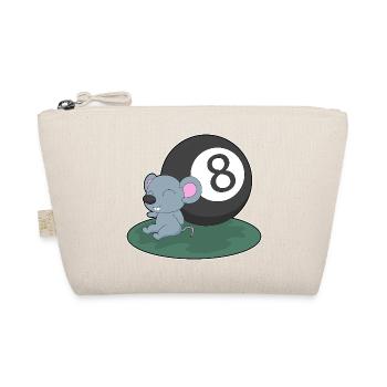 Maus Billiard Objektkugel - Bio-Täschchen - Natur - Vorne