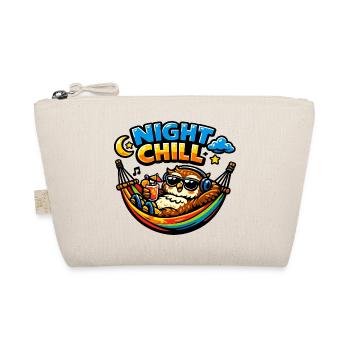 Night Chill Owl in Hammock - Organic Pouch - nature - Front