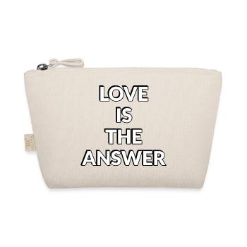 L’amour est la réponse - Trousse biologique - nature - Devant
