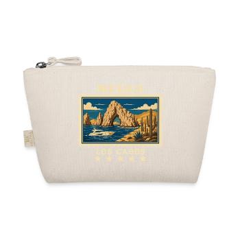 Mexiko Los Cabos Vintage Reisemarke - Bio-Täschchen - Natur - Vorne