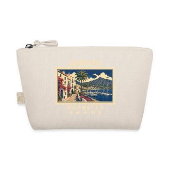 Spanien Marbella Vintage Reisemarke - Bio-Täschchen - Natur - Vorne