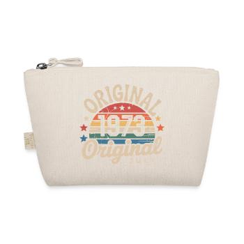 Original July 1973 Retro Vintage Birthday - Organic Pouch - nature - Front