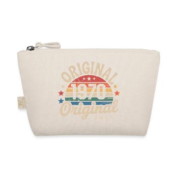 Original July 1970 Retro Vintage Birthday - Organic Pouch - nature - Front