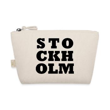 Stockholm logo - Organic Pouch - nature - Front