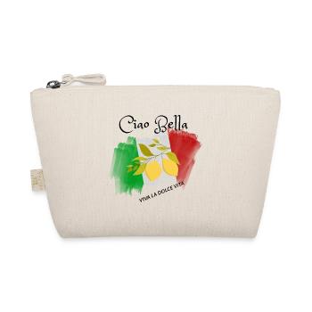 Lemon Branch in Italian Flag - Organic Pouch - nature - Front