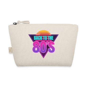 Zurück in die 80er Neon - Bio-Täschchen - Natur - Vorne
