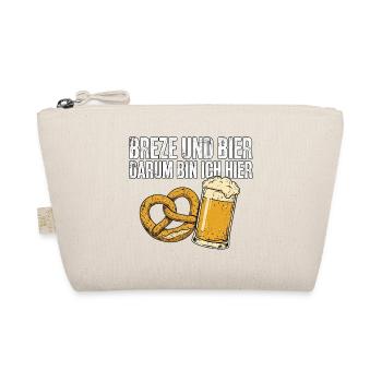 Breze Und Bier Bierzelt - Bio-Täschchen - Natur - Vorne