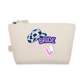 Bride Crew Zylinder Pink Akzent - Bio-Täschchen - Natur - Vorne