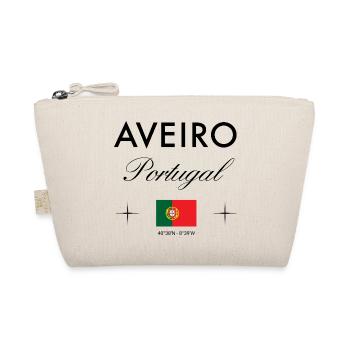 Aveiro Portugal Koordinaten Reise Souvenir - Bio-Täschchen - Natur - Vorne