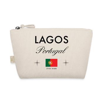 Lagos Portugal Koordinaten Reise Souvenir - Bio-Täschchen - Natur - Vorne