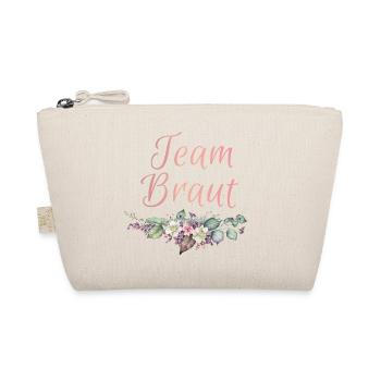 Team Braut Ringe Blumen JGA Junggesellenabschied - Bio-Täschchen - Natur - Vorne