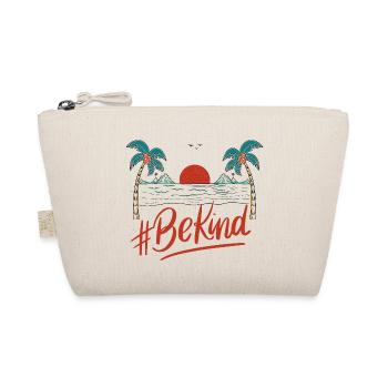 BeKind Sunset Palm Tee - Bio-Täschchen - Natur - Vorne