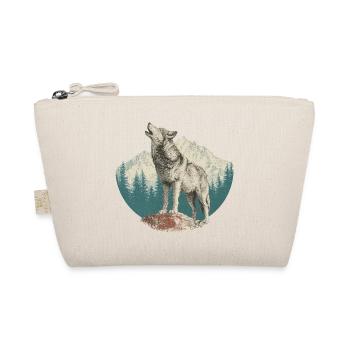 Wolf - Organic Pouch - nature - Front