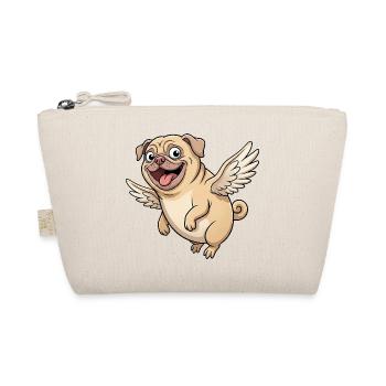 Dessin animé drôle d’Ange Carlin avec des ailes - Trousse biologique - nature - Devant